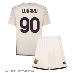 AS Roma Romelu Lukaku #90 Vieraspaita Lapsille 2023-24 Lyhythihainen (+ shortsit)